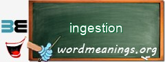 WordMeaning blackboard for ingestion